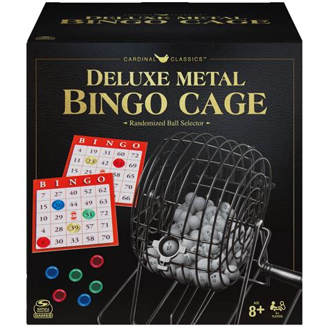 Deluxe Metal Bingo Game Set .